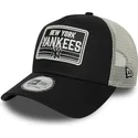 kepure-islenkta-juoda-snapback-a-frame-patch-new-york-yankees-mlb-new-era