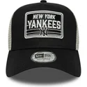 kepure-islenkta-juoda-snapback-a-frame-patch-new-york-yankees-mlb-new-era