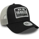 kepure-islenkta-juoda-snapback-a-frame-patch-new-york-yankees-mlb-new-era