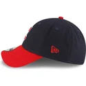 kepure-islenkta-tamsiai-melyna-reguliuojamas-9forty-the-league-cleveland-guardians-mlb-new-era