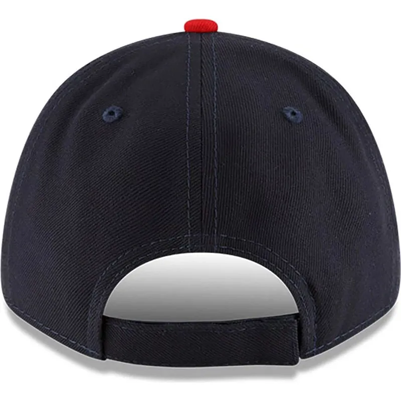 kepure-islenkta-tamsiai-melyna-reguliuojamas-9forty-the-league-cleveland-guardians-mlb-new-era