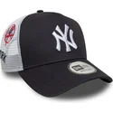 kepure-islenkta-tamsiai-melyna-snapback-a-frame-multi-patch-new-york-yankees-mlb-new-era