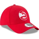 czerwona-zakrzywiona-czapka-regulowana-9forty-the-league-atlanta-hawks-nba-od-new-era