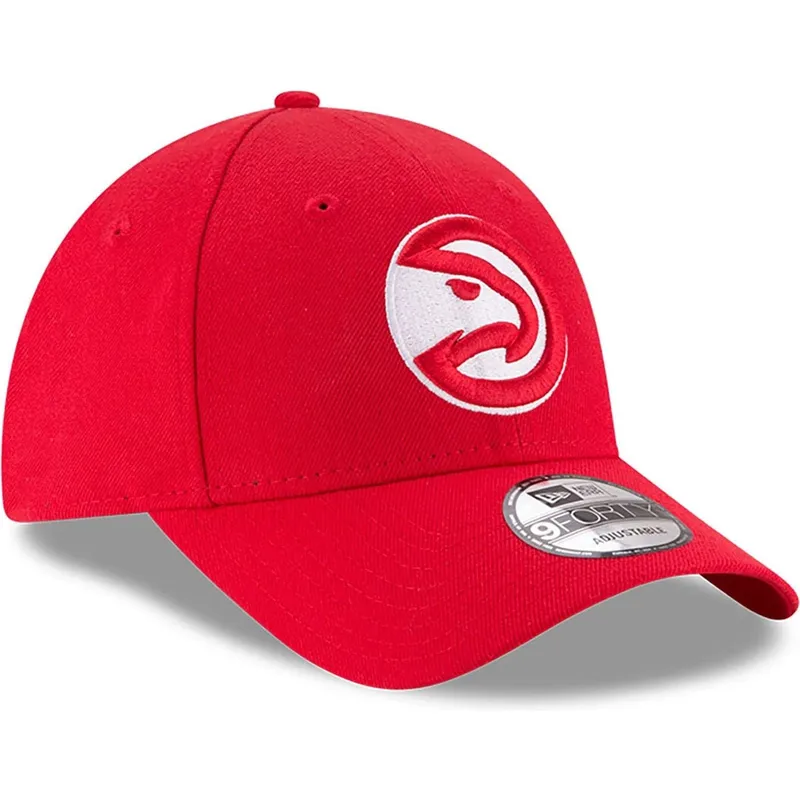 cap-islenkta-red-adjustable-strap-9forty-the-league-atlanta-hawks-nba-new-era