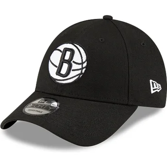 Kepurė išlenkta juoda reguliuojama juostelė 9FORTY The League Brooklyn Nets NBA New Era