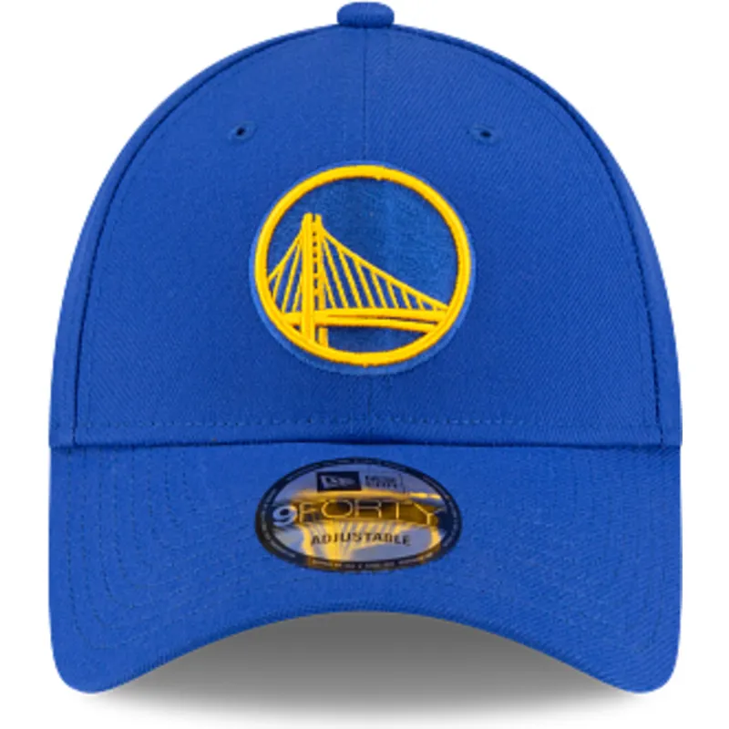 kepure-islenkta-melyna-reguliuojamas-9forty-the-league-golden-state-warriors-nba-new-era