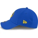 kepure-islenkta-melyna-reguliuojamas-9forty-the-league-golden-state-warriors-nba-new-era