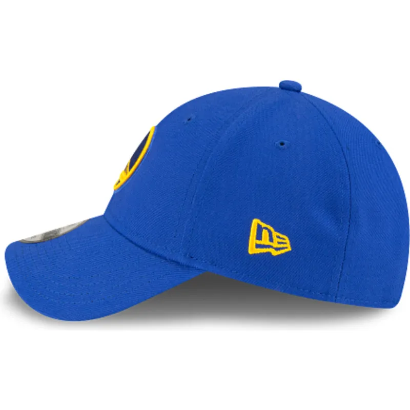 kepure-islenkta-melyna-reguliuojamas-9forty-the-league-golden-state-warriors-nba-new-era