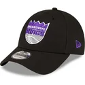 kepure-islenkta-juoda-reguliuojamas-9forty-the-league-sacramento-kings-nba-new-era