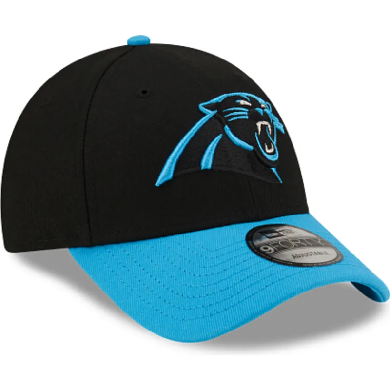 cap-islenkta-black-adjustable-strap-9forty-the-league-carolina-panthers-nfl-new-era