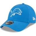 kepure-islenkta-melyna-reguliuojamas-9forty-the-league-detroit-lions-nfl-new-era