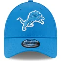 kepure-islenkta-melyna-reguliuojamas-9forty-the-league-detroit-lions-nfl-new-era