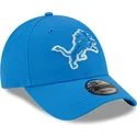 kepure-islenkta-melyna-reguliuojamas-9forty-the-league-detroit-lions-nfl-new-era