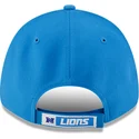kepure-islenkta-melyna-reguliuojamas-9forty-the-league-detroit-lions-nfl-new-era