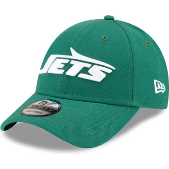 Zielona zakrzywiona czapka regulowana 9FORTY The League New York Jets NFL od New Era
