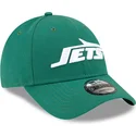 kepure-islenkta-zalia-reguliuojama-juostele-9forty-the-league-new-york-jets-nfl-new-era