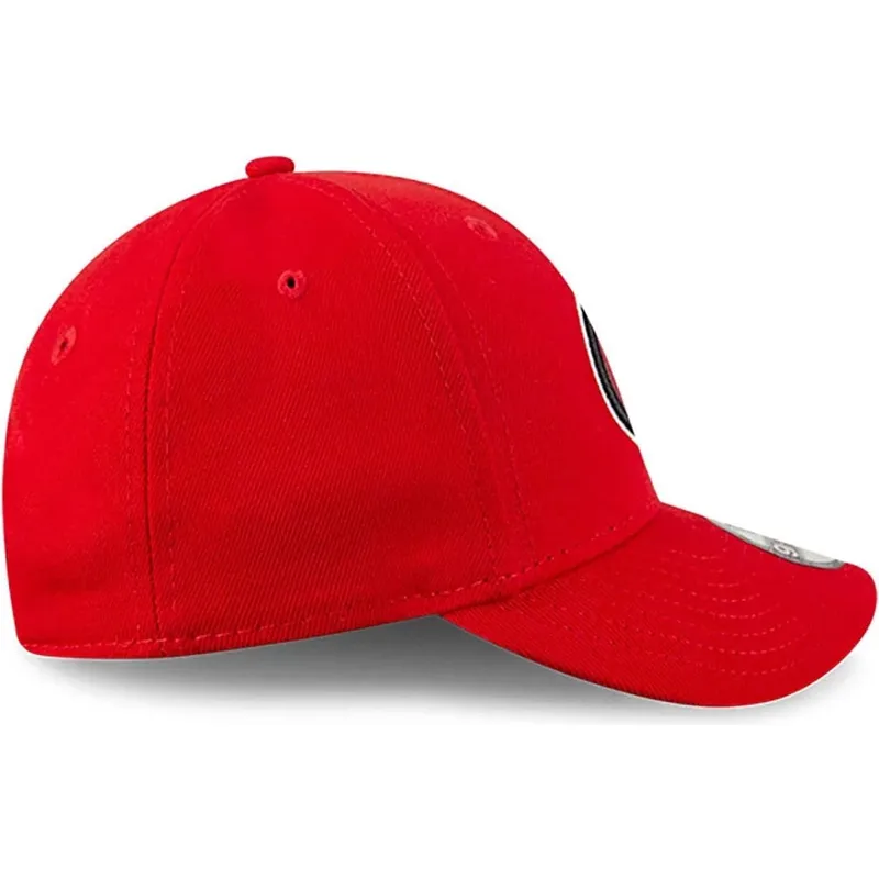 kepure-islenkta-raudona-reguliuojama-juostele-vaikams-9forty-the-league-san-francisco-49ers-nfl-new-era