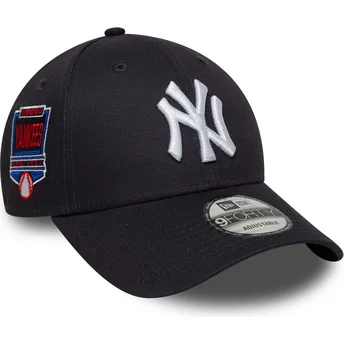 Regulowana granatowa czapka z daszkiem 9FORTY Side Patch New York Yankees MLB od New Era