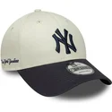 kepure-islenkta-smelio-reguliuojamas-9forty-side-script-new-york-yankees-mlb-new-era