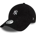 czarna-zakrzywiona-czapka-regulowana-dla-kobiet-9forty-borg-new-york-yankees-mlb-od-new-era