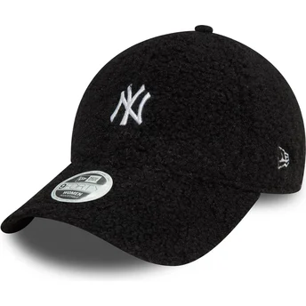 Czarna zakrzywiona czapka damska 9FORTY Borg New York Yankees MLB od New Era
