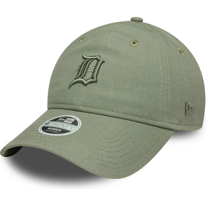 kepure-islenkta-zalia-reguliuojamas-9twenty-linen-detroit-tigers-mlb-new-era