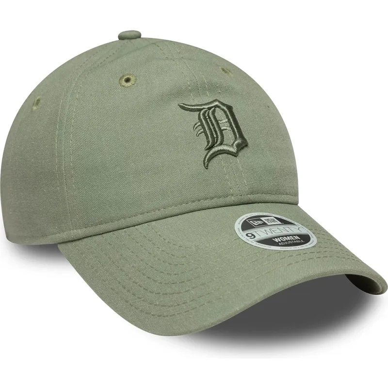 kepure-islenkta-zalia-reguliuojamas-9twenty-linen-detroit-tigers-mlb-new-era