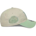 bezowo-zielona-zakrzywiona-czapka-z-daszkiem-regulowana-dla-kobiet-9twenty-world-series-cooperstown-los-angeles-dodgers-mlb-od-n