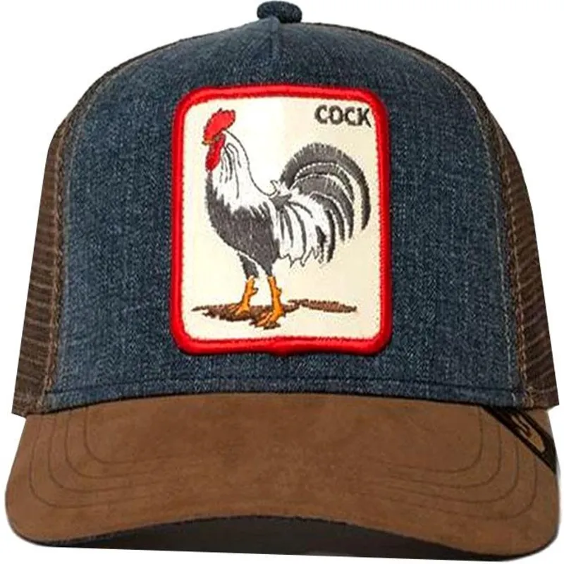 kepure-islenkta-ruda-snapback-denim-big-strut-the-farm-goorin-bros kepure-islenkta-ruda-snapback-denim-big-strut-the-farm-goorin-bros