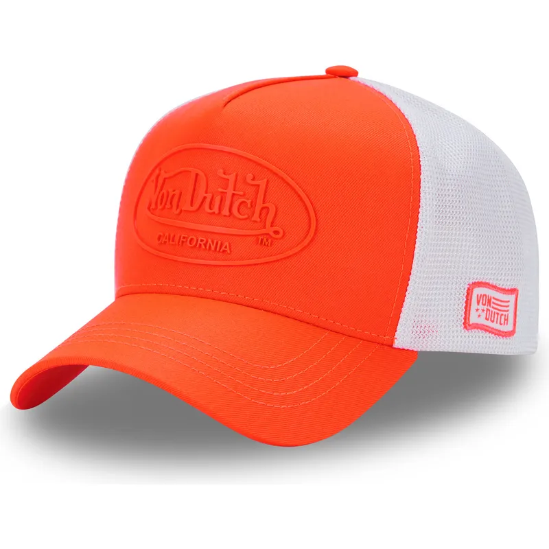 kepure-islenkta-oranzine-snapback-fluo04-von-dutch