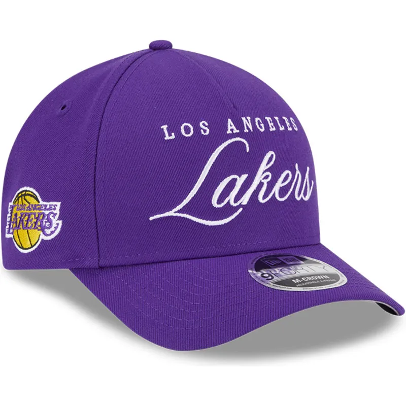 kepure-islenkta-violetine-snapback-9forty-m-crown-draft-2025-los-angeles-lakers-nba-new-era