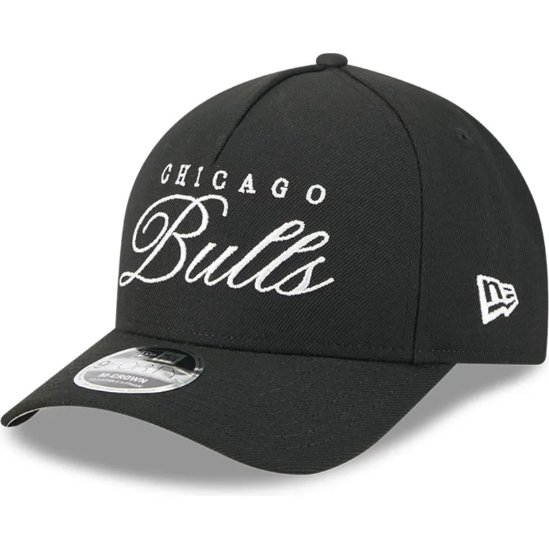 cap-islenkta-black-snapback-9forty-m-crown-draft-2025-chicago-bulls-nba-new-era