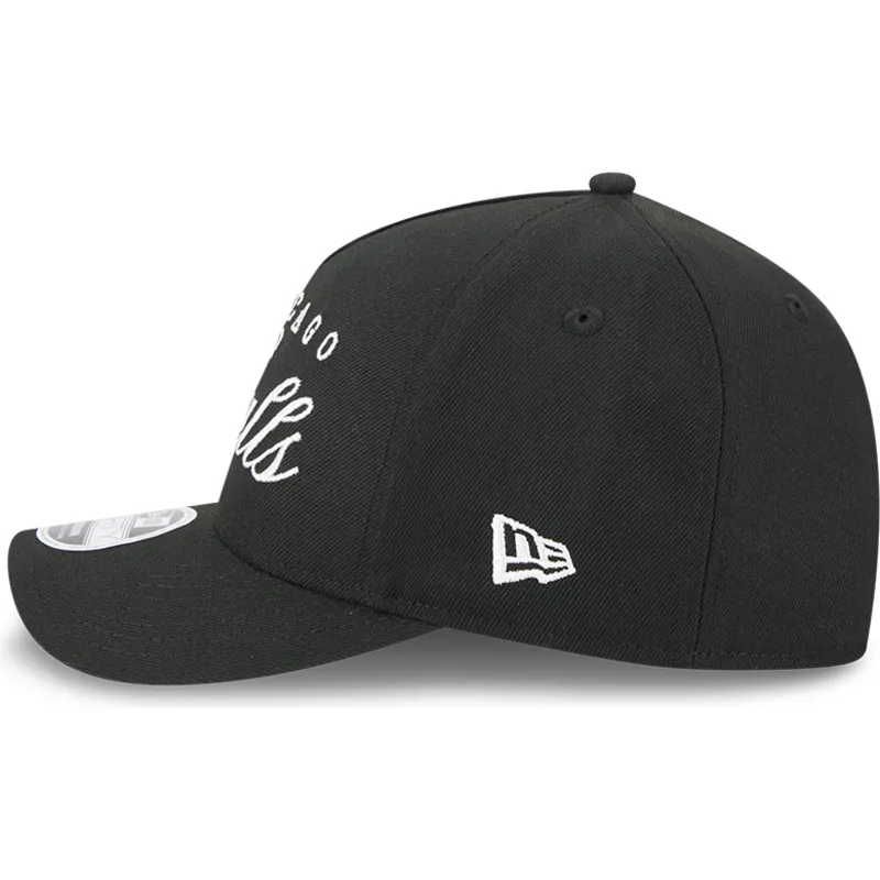 cap-islenkta-black-snapback-9forty-m-crown-draft-2025-chicago-bulls-nba-new-era