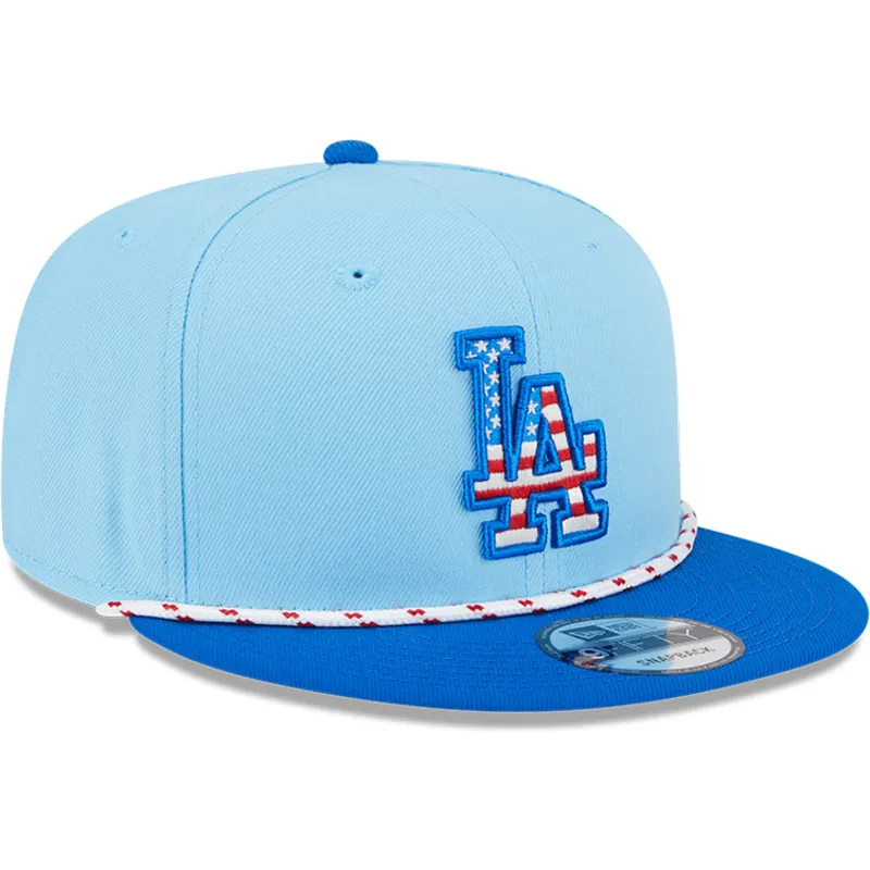 kepure-plokscia-melyna-snapback-9fifty-4th-july-los-angeles-dodgers-mlb-new-era
