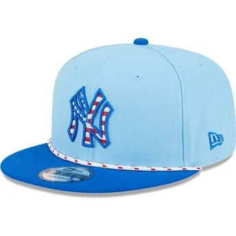 Καπέλο μπλε snapback 9FIFTY 4ης Ιουλίου New York Yankees...