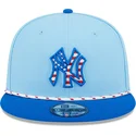 new-era-flat-brim-9fifty-4th-july-new-york-yankees-mlb-blue-snapback-cap