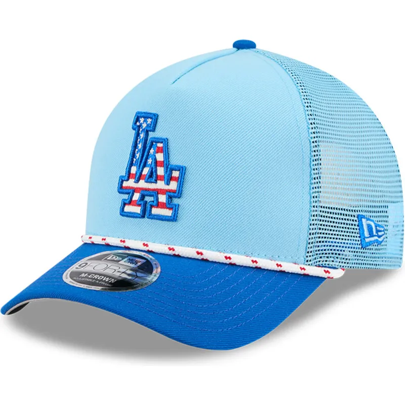 czapka-trucker-niebieska-9forty-m-crown-a-frame-4th-july-los-angeles-dodgers-mlb-new-era