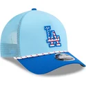 kepure-islenkta-melyna-snapback-9forty-m-crown-a-frame-4th-july-los-angeles-dodgers-mlb-new-era
