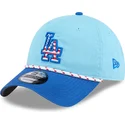 kepure-islenkta-melyna-reguliuojamas-9twenty-4th-july-los-angeles-dodgers-mlb-new-era