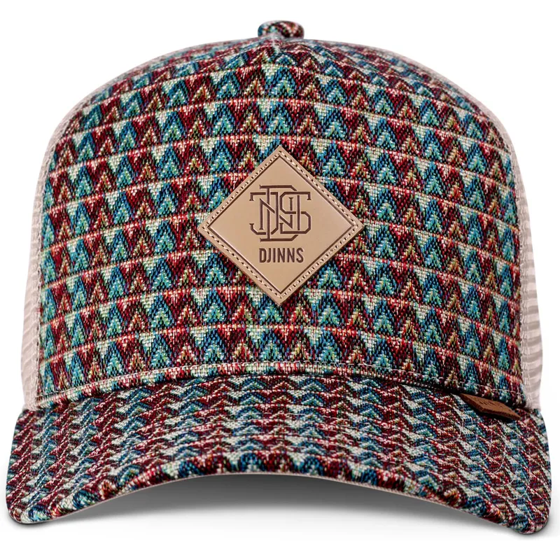 czapka-trucker-bezowa-hft-colour-triangle-od-djinns