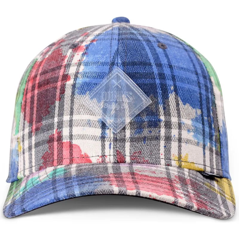 kepure-islenkta-ivairiaspalvis-snapback-6p-truefit-dirty-check-djinns