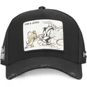 kepure-islenkta-juoda-snapback-taj-pct-tomas-ir-dzeris-looney-tunes-capslab