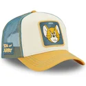 czapka-trucker-bezowo-niebieska-jerry-taj6-jer-looney-tunes-od-capslab