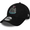 gorra-curva-negra-ajustable-9forty-core-de-newcastle-united-football-club-premier-league-de-new-era