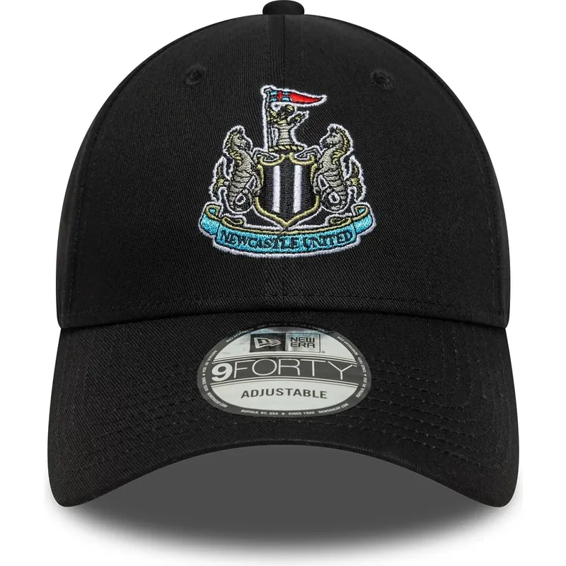 kepure-islenkta-juoda-reguliuojama-juostele-9forty-core-newcastle-united-football-club-premier-league-new-era