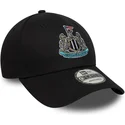 gorra-curva-negra-ajustable-9forty-core-de-newcastle-united-football-club-premier-league-de-new-era