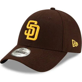 Czapka z zakrzywionym daszkiem brązowa regulowana 9FORTY The League San Diego Padres MLB od New Era