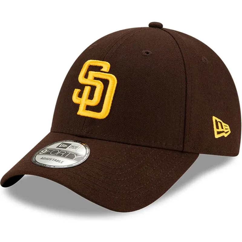 brazowa-regulowana-czapka-z-zakrzywionym-daszkiem-9forty-the-league-san-diego-padres-mlb-new-era