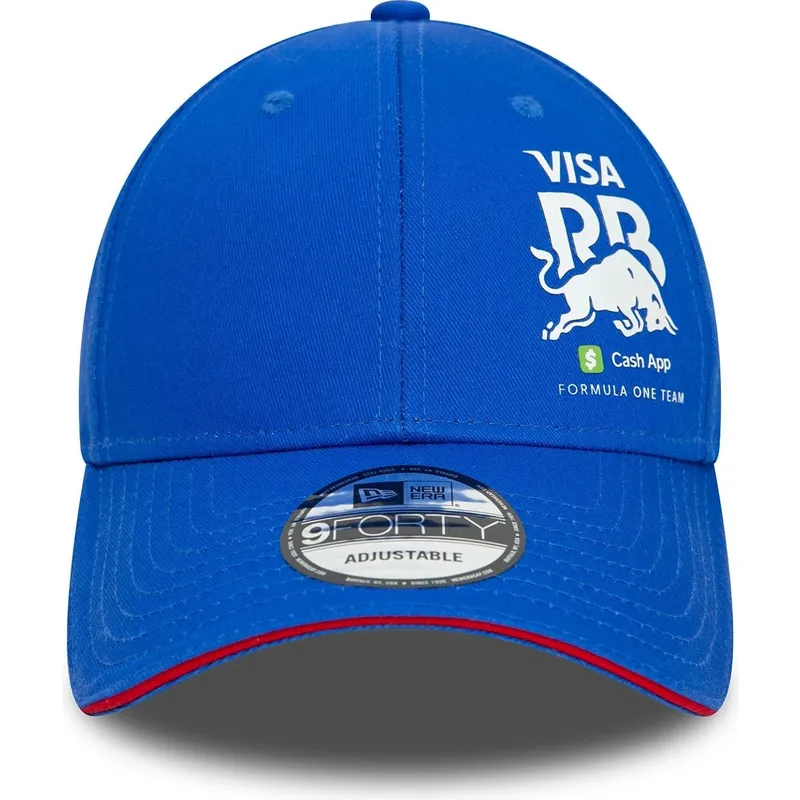cap-islenkta-blue-adjustable-strap-9forty-flawless-racing-bulls-f1-team-formula-1-new-era