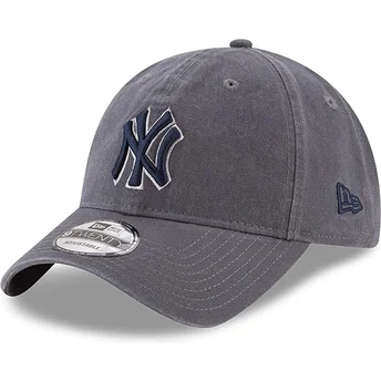 Cap išlenkta gray adjustable strap 9TWENTY Core Classics New York Yankees MLB New Era